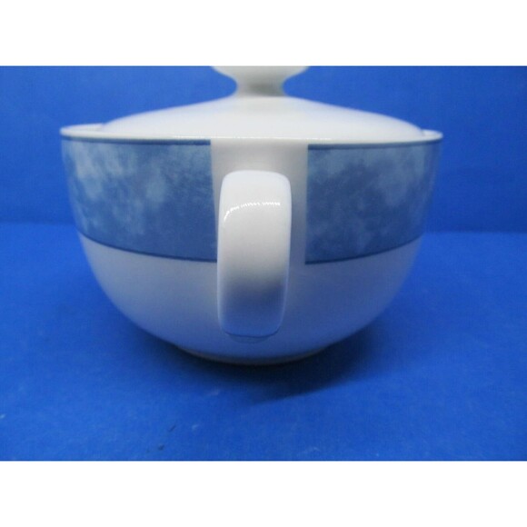 Wolfgang Puck Spago Blue Bistro Collection Covered Sugar Dish VGC - Picture 2 of 8